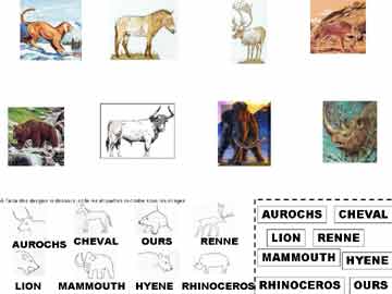 quels animaux chassaient les hommes prehistoriques
